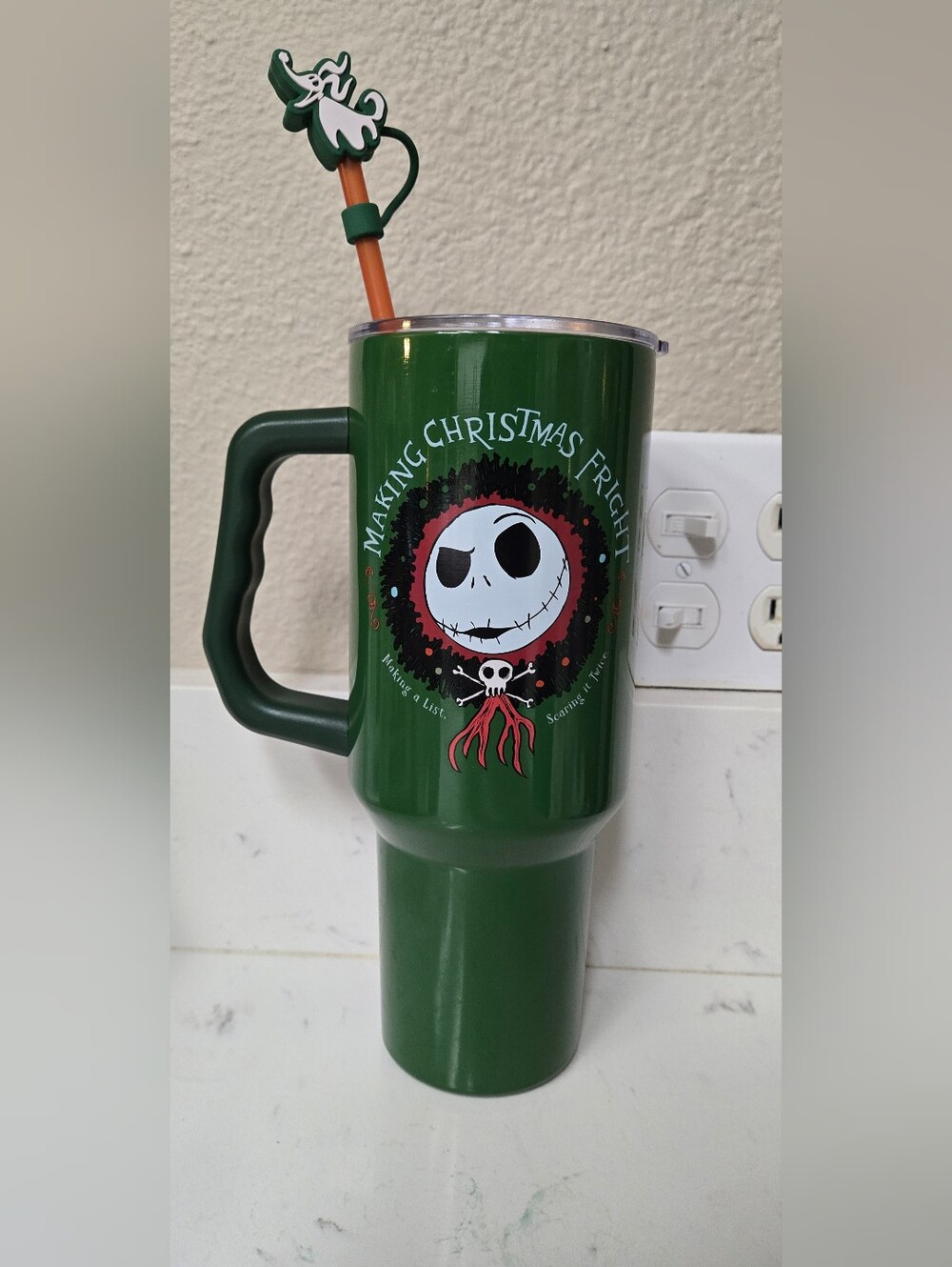 Nightmare Before Christmas 'Making Christmas Fright' Holiday Travel Tumbler 40oz